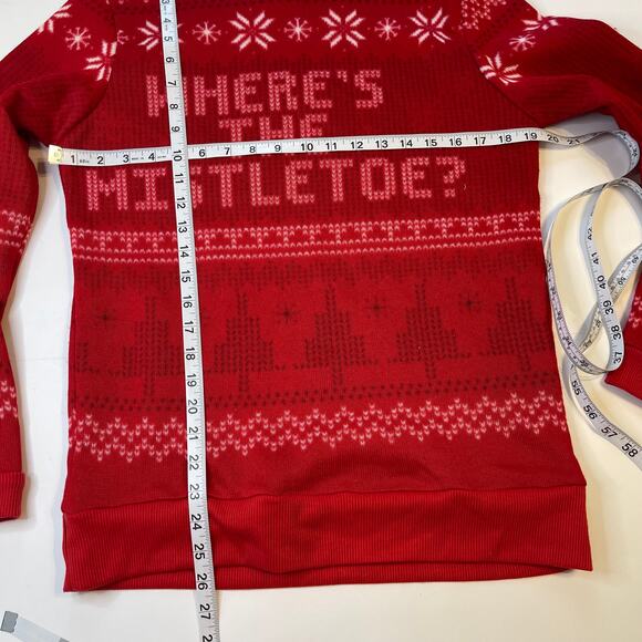 Mad Engine Where's the Mistletoe Sweatshirt, M - Picture 8 of 8